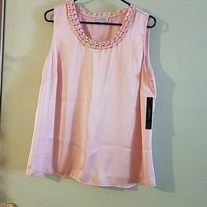 Blouse, sleeveless,